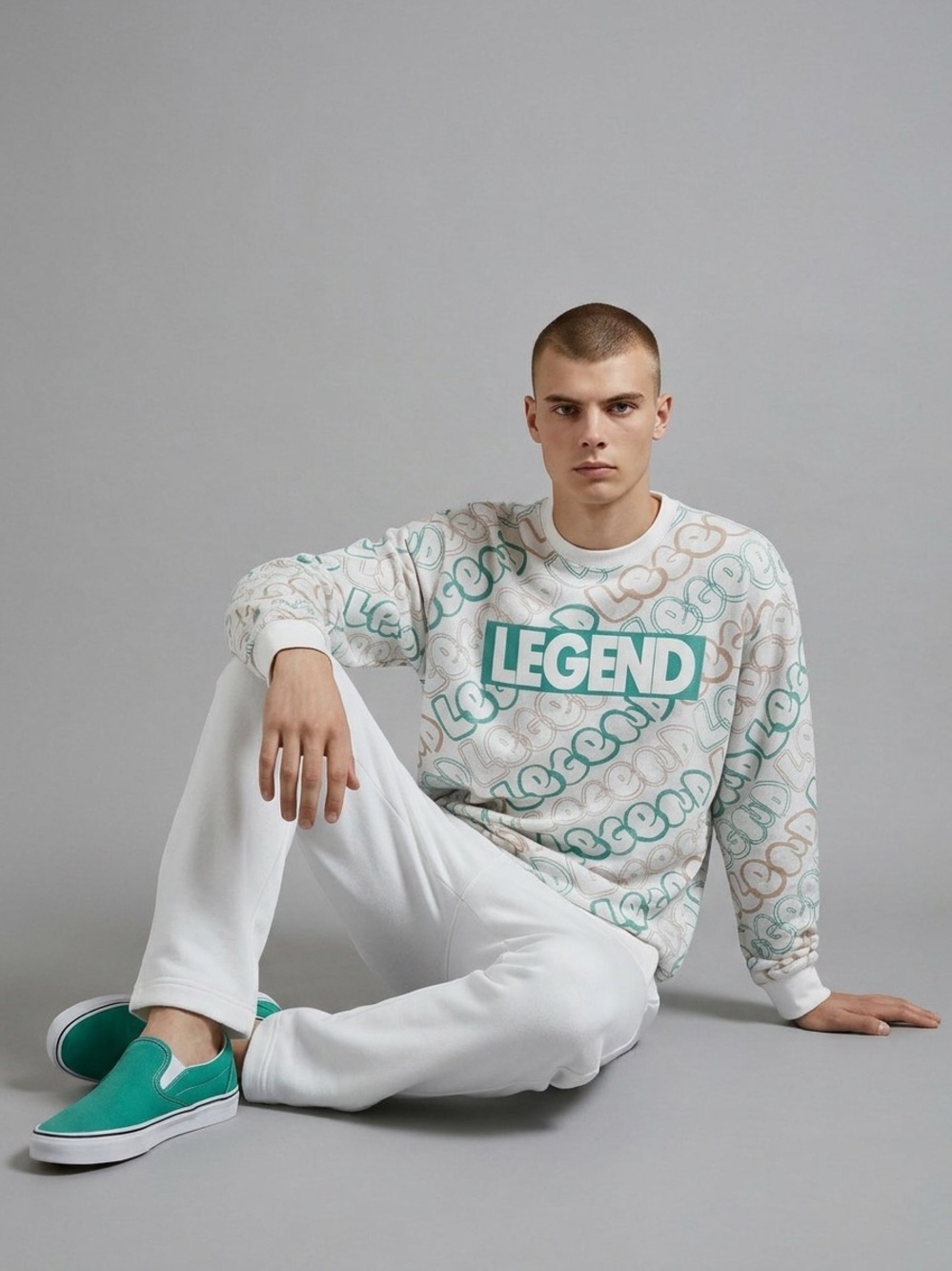 🩴 Launder Bailey LEGEND Graphic Long Sleeve Tshirt